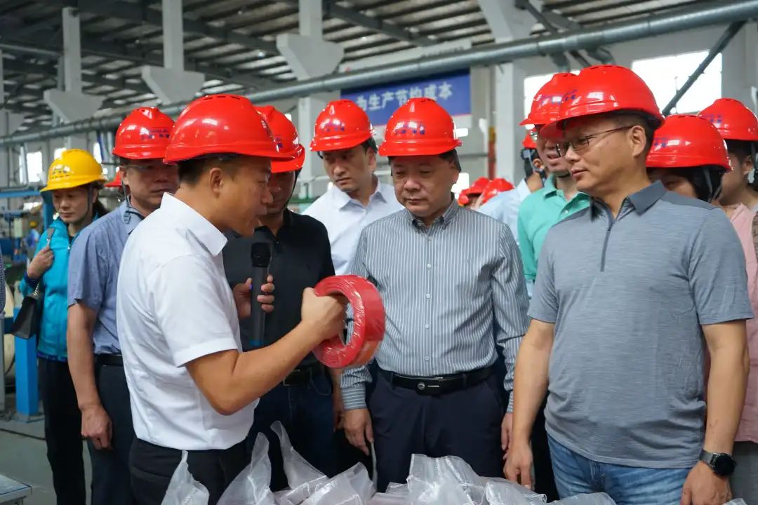 寶山區工商聯走訪參觀上海永進電纜集團！